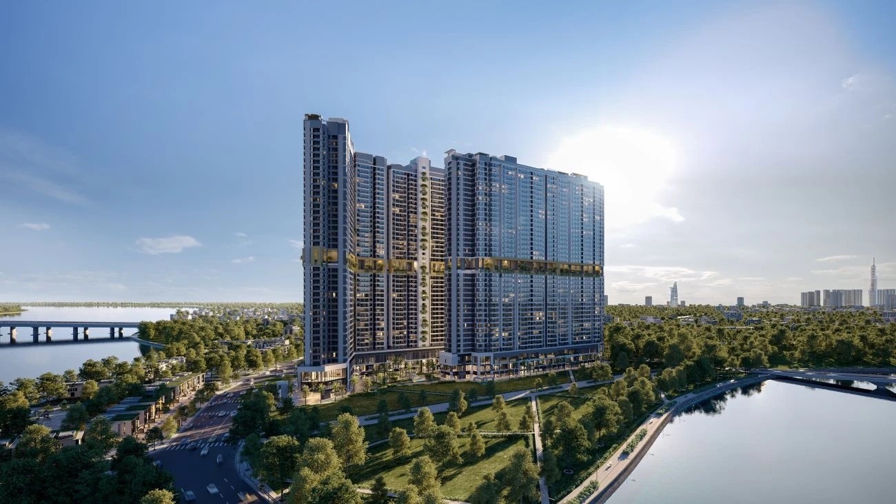 Phối cảnh dự án The Gió Riverside. Ảnh phối cảnh.
