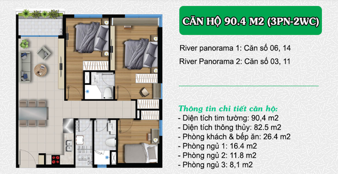 Thiết kế dự án căn hộ chung cư River Panorama Quận 7 chủ đầu tư An Gia