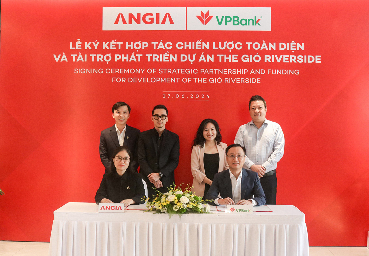 VPBank ký kết hợp tác toàn diện phát triển dự án The Gió Riverside Bình Dương với Tập đoàn An Gia